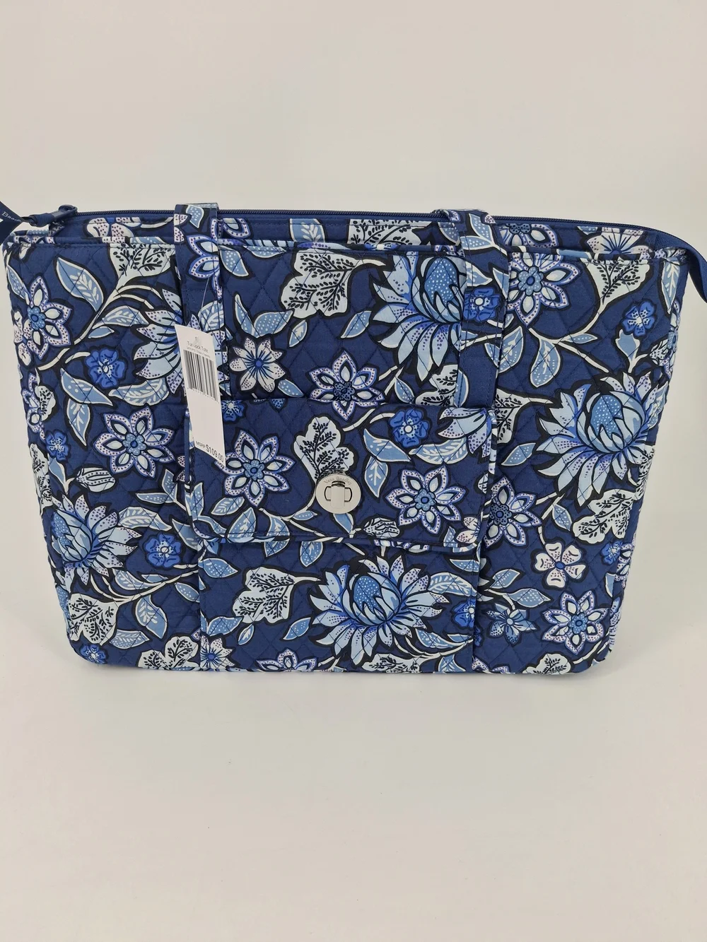 ✨NWT Vera Bradley Turnlock Tote Bag in Tropics Tapestry - Laptop Sleeve✨